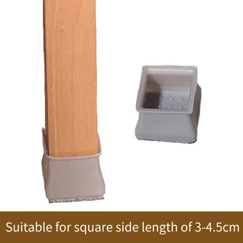 

24pcs Silicone Cover Chair Anti Slip Scratch-proof Elastic Multifunction Furniture Leg Floor Protector Home Quietly Table Caps