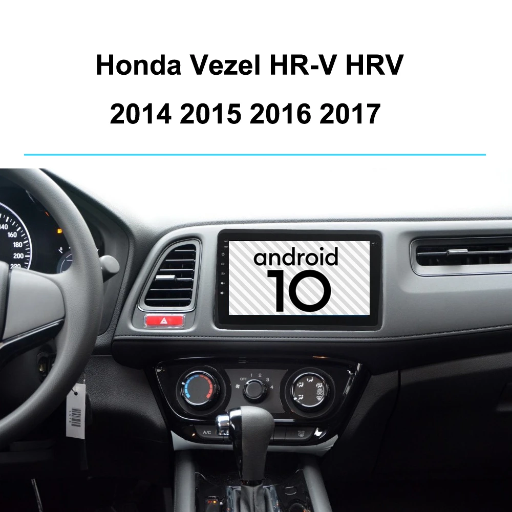 Автомобильный мультимедийный экран Android 10 0 Авторадио Gps для Honda Vezel HR-V HRV 2015 2016