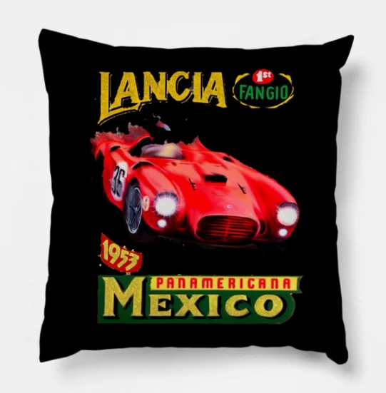 Lancia pillow Print pillow Case Cotton Made Pillowcase 45X45cm,55X55cm(Two side - Цвет: photo color