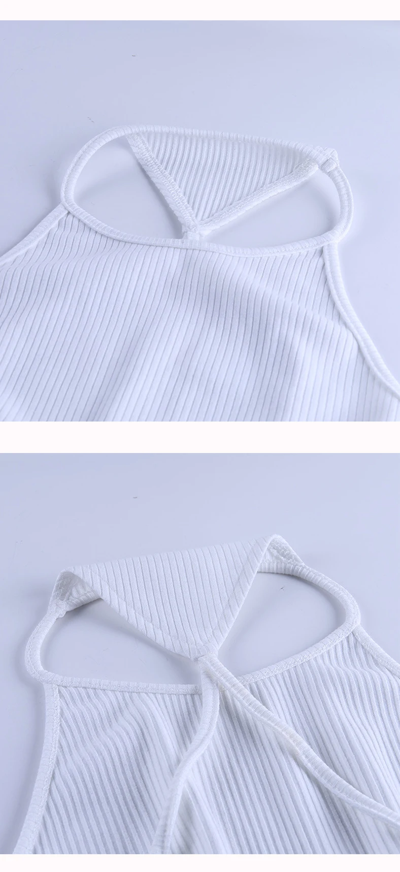 Sexy Backless Camis Women Criss Cross Halter Crop Top Camisole Party Club 2020 Summer Bandage Slim Female Streetwear Tank