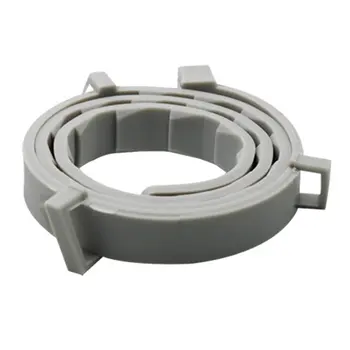 

Adjustable Dog Collar Flea Tick Prevention Collar Solution-Natural Essential Oil Grey Safe Pet Pests Control Collar