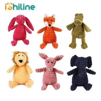 

Rabbit mouse Animals Dog Chew Squeak Toys Fleece Rope Interative Toy Plush Puppy Deer for Pet Dogs Cat Chew Squeaking Toy