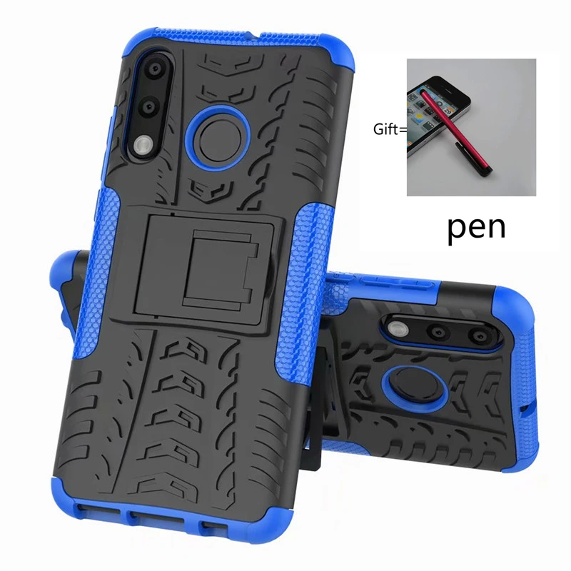 Сверхпрочные силиконовые жесткие бронированные чехлы с подставкой для Huawei Honor 7c