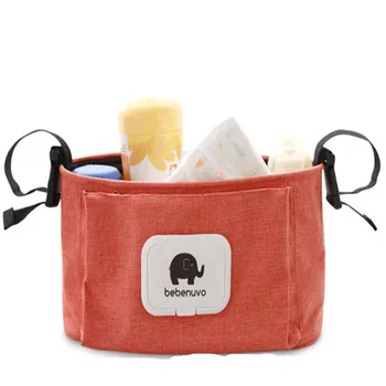 

Baby Stroller Bag Nappy Diaper Mummy Bag Hanging Basket Storage Organizer Baby Travel Feeding Bottle Bag Stroller Accessories