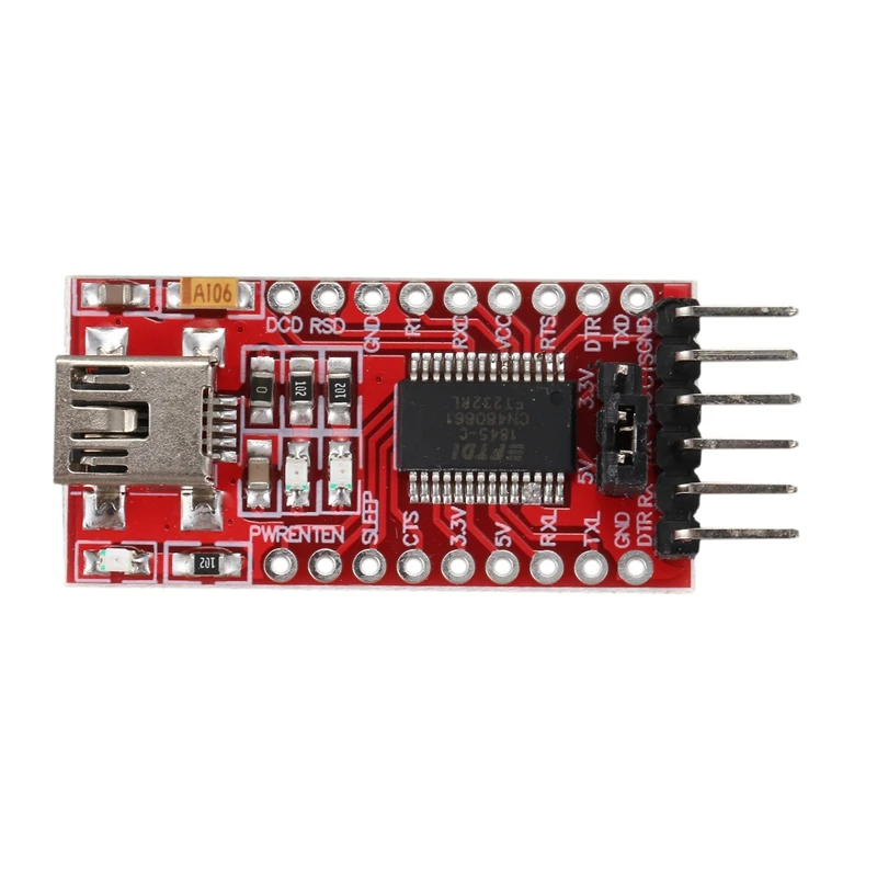 FT232RL FTDI USB 3 V 5V к TTL Серийный адаптер модуль для Arduino Mini Port|Платы управления