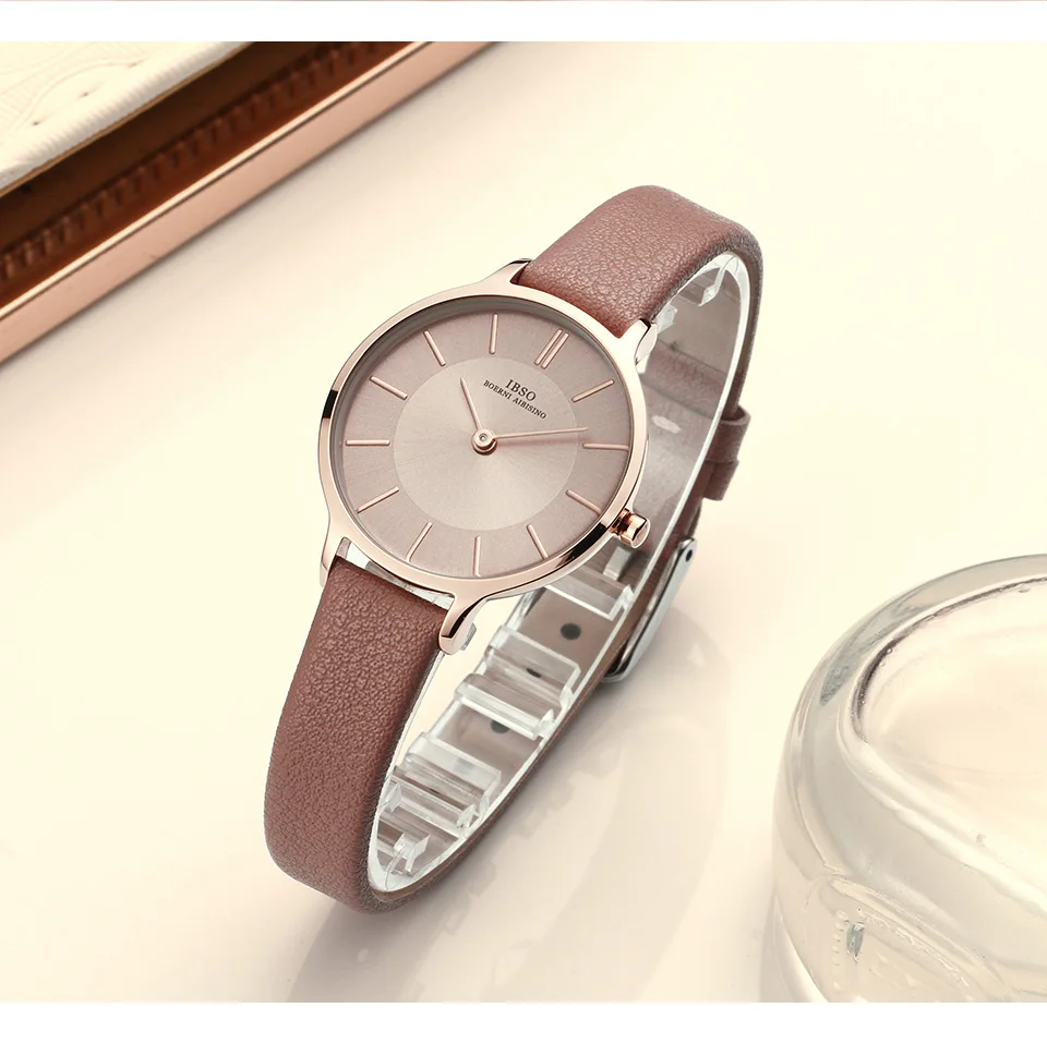 IBSO Crystal Bracelet Watches Set Female Rose Gold Quartz Watch Luxury Women Watch Bangle Set For Valentine's Gift Dropship
