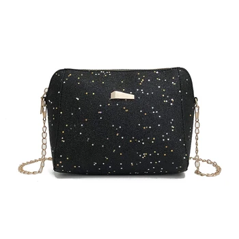 

Sequins Shell Women's Crossbody Bag Fashion Chain Lady Stars Hnadbag Casual Shoulder Messenger Bags Female Shopping Clutch