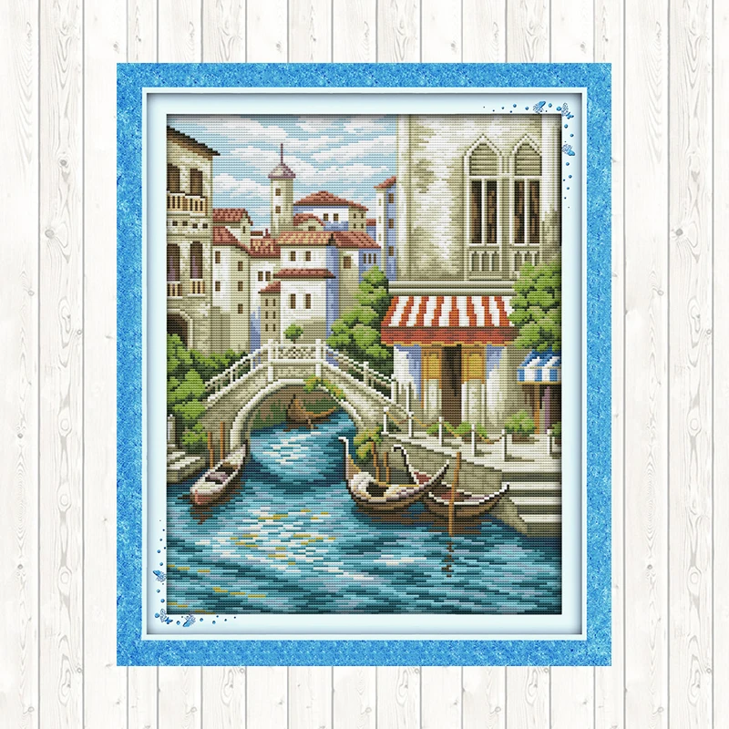 

Natural Scenery Patterns Chinese Cross Stitch Kit DMC 14ct 11ct DIY Count Print Canvas Cross Stitches Needlework Embroidery Kit