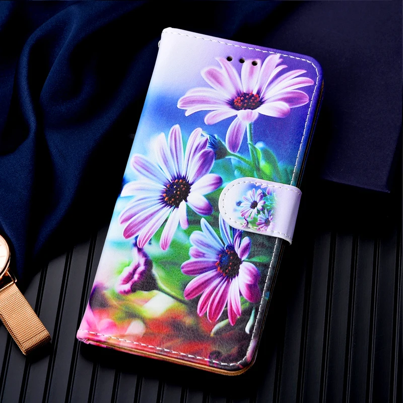 Flower Leather Case For Samsung Galaxy XCover 4S Case Wallet Flip Cover On Galaxy Xcover 4 4 s Xcover 5 Coque 4 Case Bags cute samsung phone case