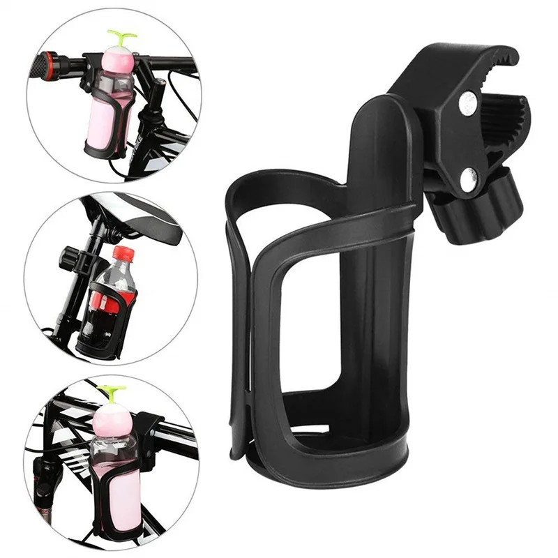 Portavasos Universal para cochecito de bebé, soporte de botella giratorio 360, para cochecito de bebé, Estuche de transporte, carrito de botella de leche