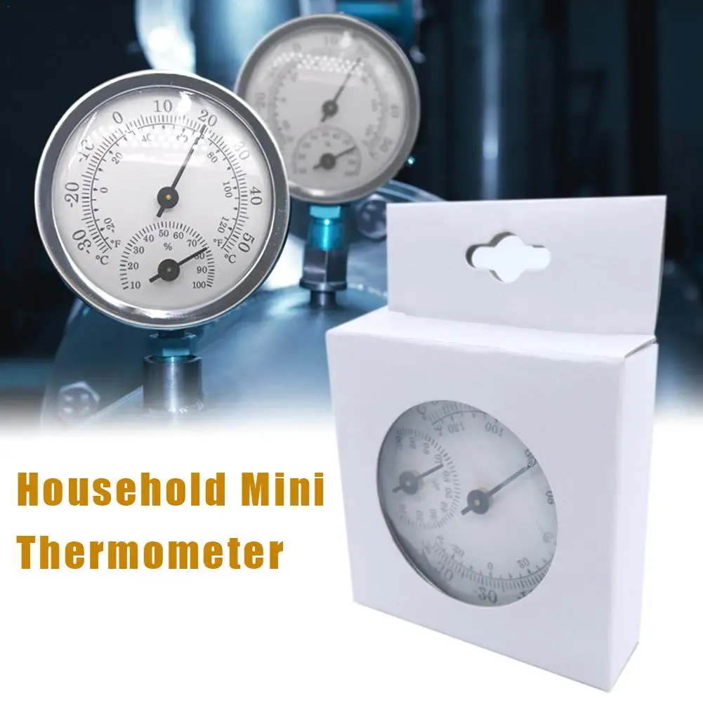 

1PCS Wall Mounted Temperature Humidity Meter Thermometer & Hygrometer For Sauna Room Household Temperature Humidity Meter
