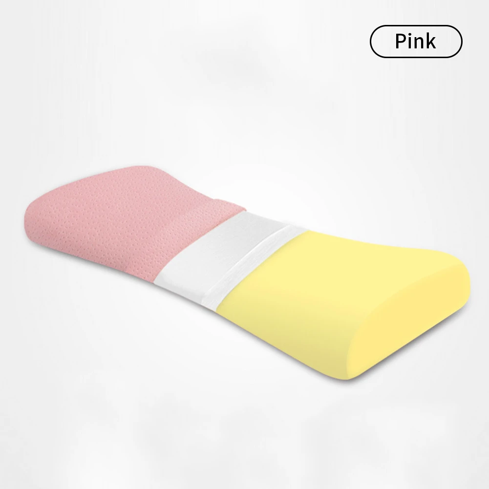 Всплеск памяти подушка для сна хлопок поясная подушка для спины боли в спине ортопедическая поясничная Подушка для беременных женщин - Цвет: Pink