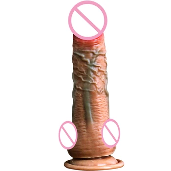 8 Speed Automatic Telescopic Realistic Dildo Heating Thrusting Dildo Vibrator New Machines for Sex Big Soft Dildos for Women 2