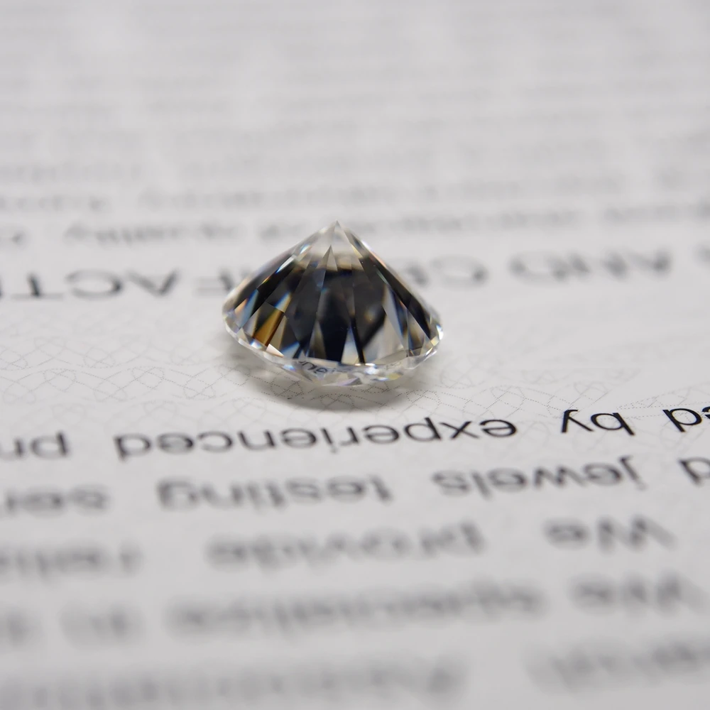 1.5 Carat 6x8mm Oval Shape Synthetic Lab Moissanite White D VVS1 GRA Gemstone for Male Jewelry Ring