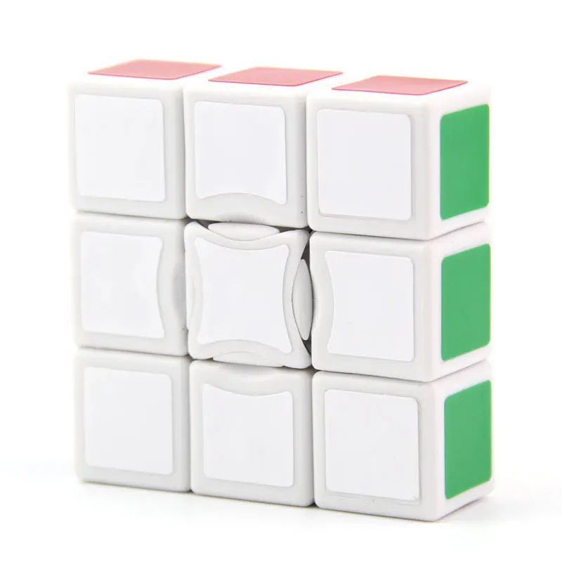 QiJi 1x3x3 магический куб QJ 133 Cubo Magico Профессиональный Нео скоростной куб головоломка антистрессовые игрушки для детей - Цвет: White