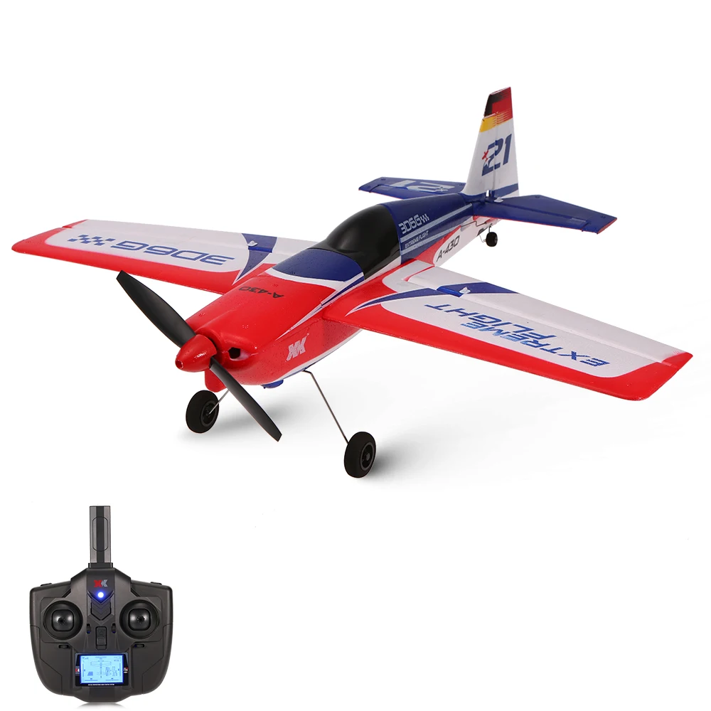 

XK Airplane A430 2.4G 5CH Brushless Motor 3D6G System RC Airplane 430mm Wingspan EPS Aircraft Compatible S-FHSS RTF Wltoys Drone