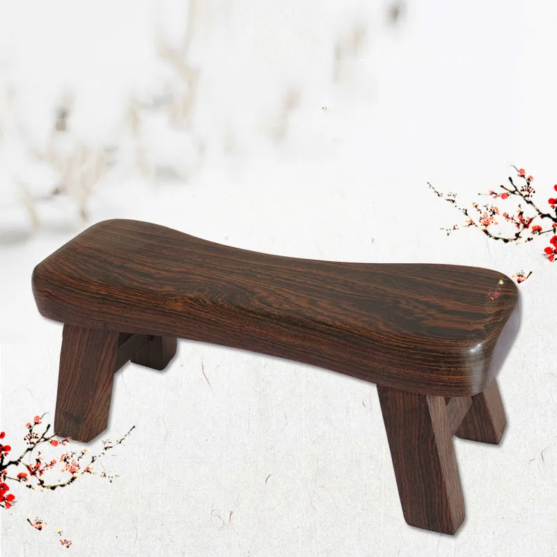 

H1 Solid Wood Stool Tan Ebony Pillow Solid Wood Cervical Pillow Health Pillow Summer Small Pillow Kids Furniture Vanity Chair