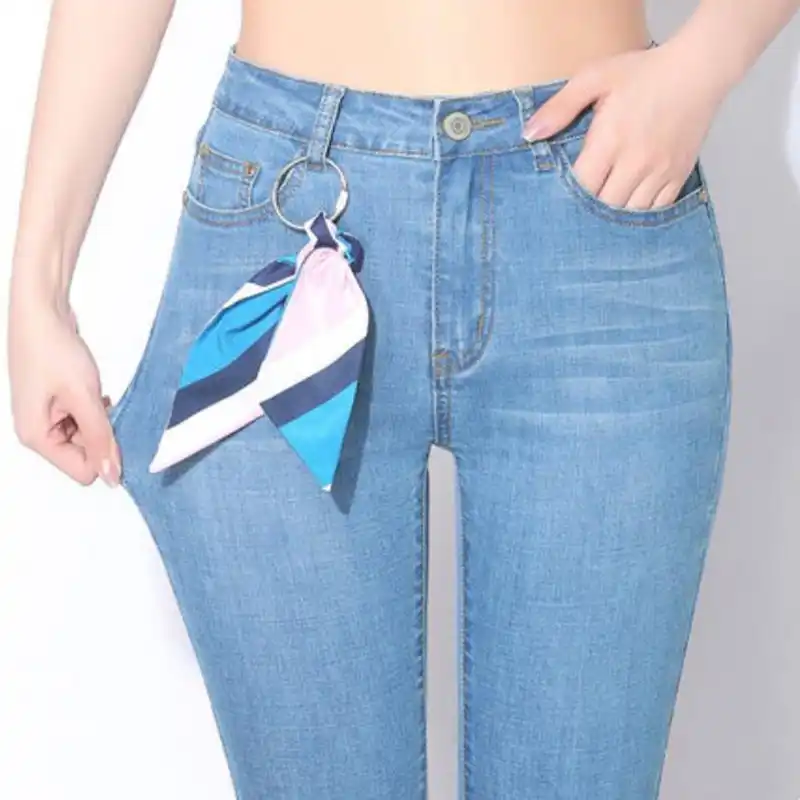 stretch baggy jeans
