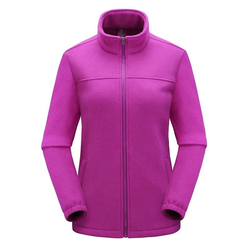 Mountainskin для мужчин и женщин, походная флисовая куртка для спорта на открытом воздухе, теплая ветровка для альпинизма, кемпинга, треккинга, женское Мужское пальто VA597 - Цвет: Woemn Rose Purple