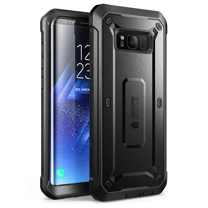 

SUPCASE Cover For Samsung Galaxy S8 5.8 inch WITH Built-in Screen Protector Unicorn Beetle UB Pro Full-Body Rugged Holster Case