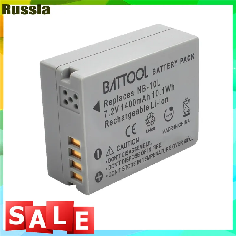 Battool 1.4Ah NB-10L NB10L NB 10L 7,2 V Батарея пакет для NB-10L Canon G1X G15 G16 SX40HS SX50HS SX60HS SX40 SX50 SX60 HS Батарея