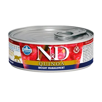 

FARMINA FARMINA CAT N & D QUINOA WEIGHT MANAGEMENT diet for adult cats 80 c