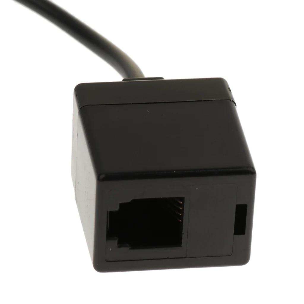 Headset Cable 3.5mm To RJ9 Plug Adapter Convertor PC Headset Telephone 40cm