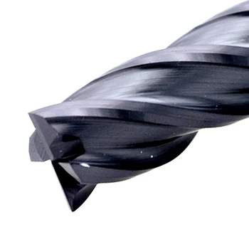 

MZG 1PCS HRC50 4 Flute 75L 4mm 6mm 8mm CNC Machine Tool Lathe Cutting Alloy Carbide Tungsten Steel Milling Cutter Flat End Mill