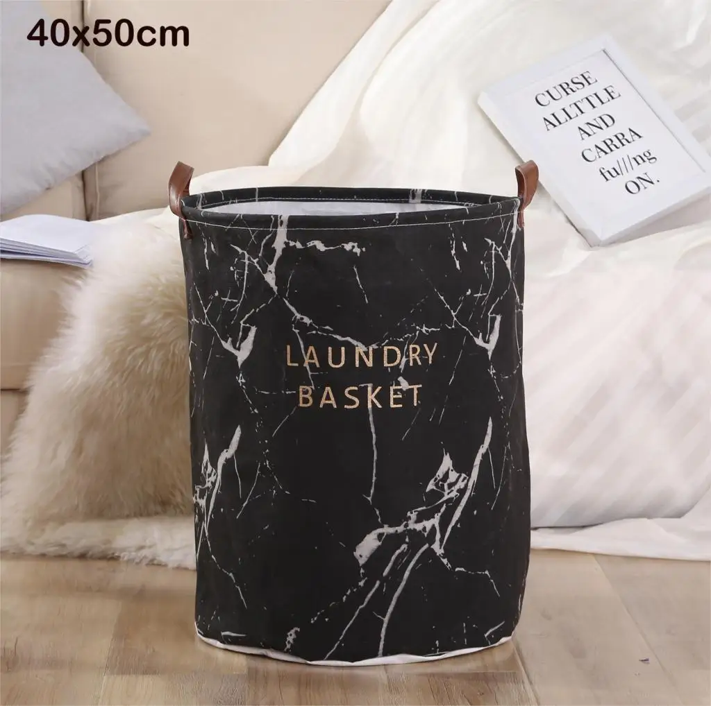 1PCs Folding Laundry Basket Round Storage Bin Large Hamper Collapsible Clothes Kids Toy Home Sundries Laundry Storage Organizer - Цвет: R