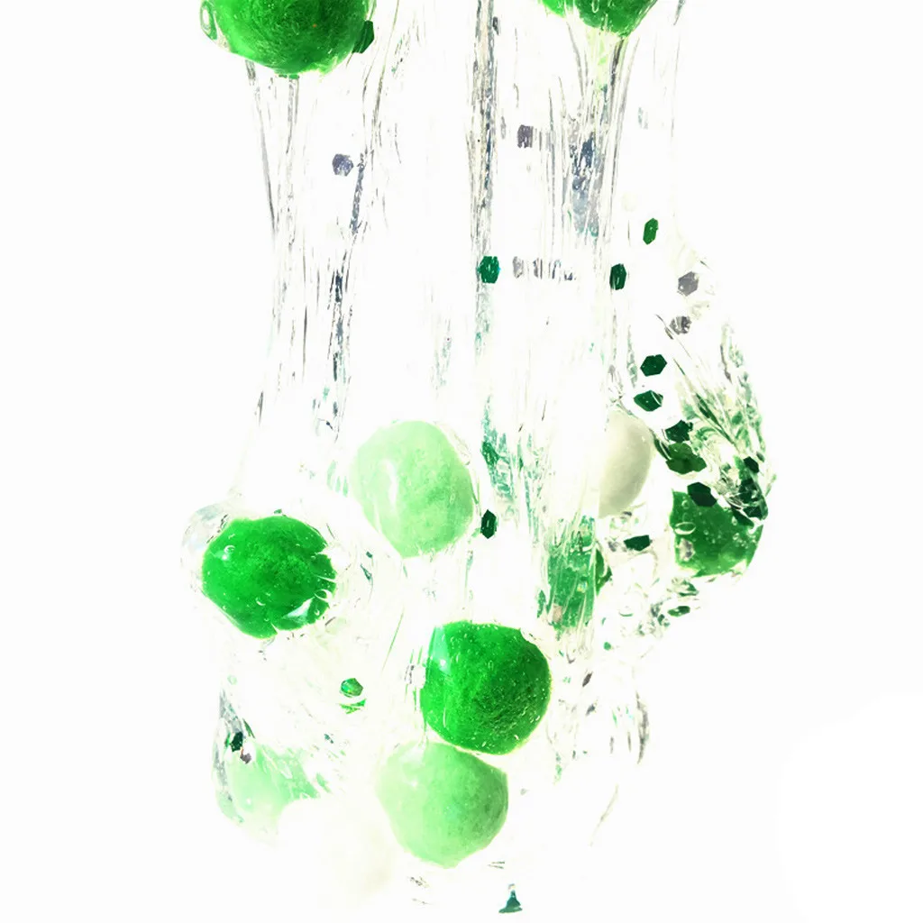 Beautiful Color Mixing Slime anti Stress Kids Clay Toy Transparent slime children
