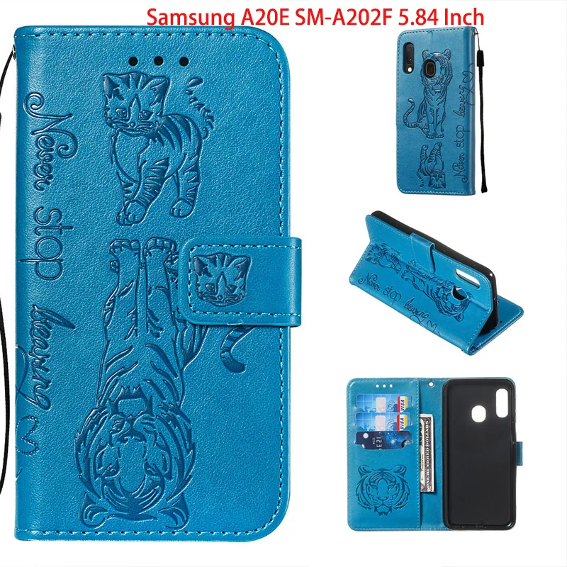 

2019 Flip Leather Mobile Cases For Samsung A20E A202F A20 A205F A10 A105F A10E Cover Case on Galaxy A30 A305F Wallet Book Bag