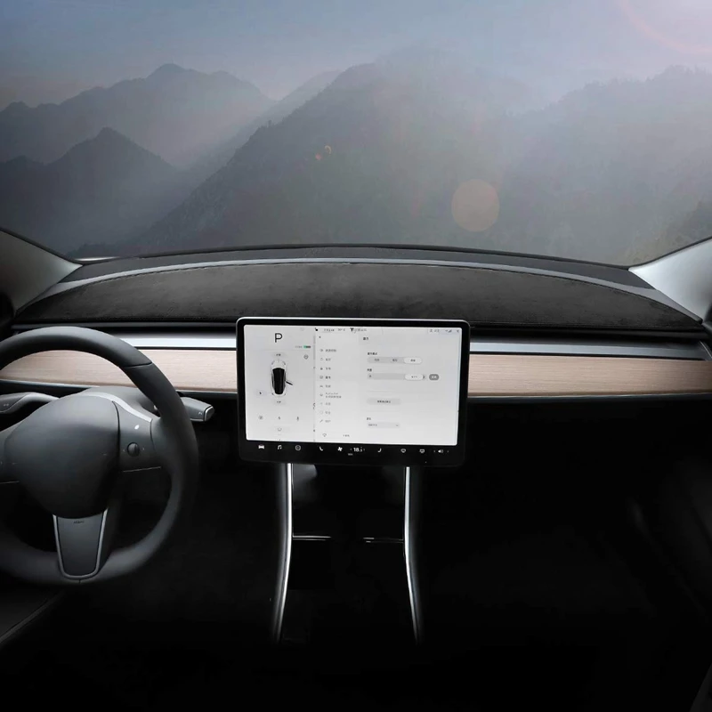 Тире коврик для Tesla модель 3 Tesla3 ковер покрытие солнцезащитный изоляционный инструмент панель защита черный