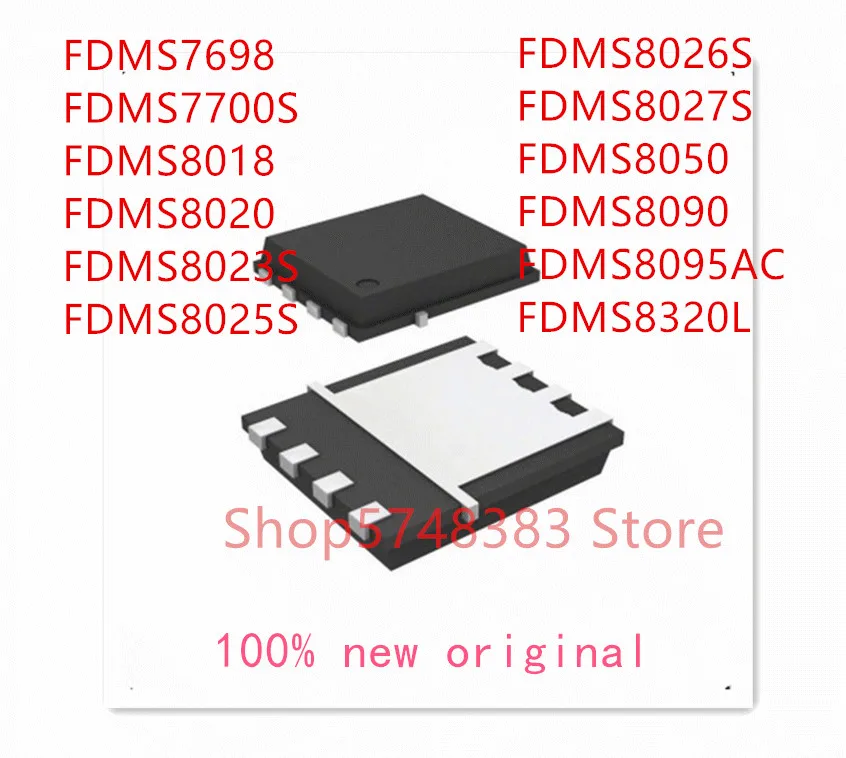 10pcs/lot Fdms7698 Fdms7700s Fdms8018 Fdms8020 Fdms8023s Fdms8025s ...