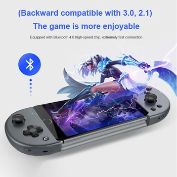 

Wireless Mobile Controller Gamepad Bluetooth4.0 PUBG Mobile Game Controller With Triggers For 3.5-6.5 Inch Android IOS 11.0~13.3