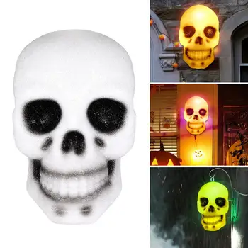 

2PCS Halloween Skull Light Cover Skull Lamp Shade for Party Haunted House Porch Wall