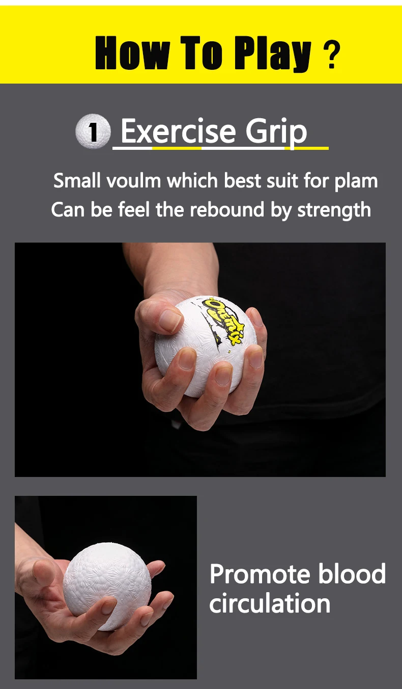 ONEMIX Energy Boosts Ball Limited Edition Pressure Release Muscle Relax Apparatus Decompression Ball Hand Wrist Exercise