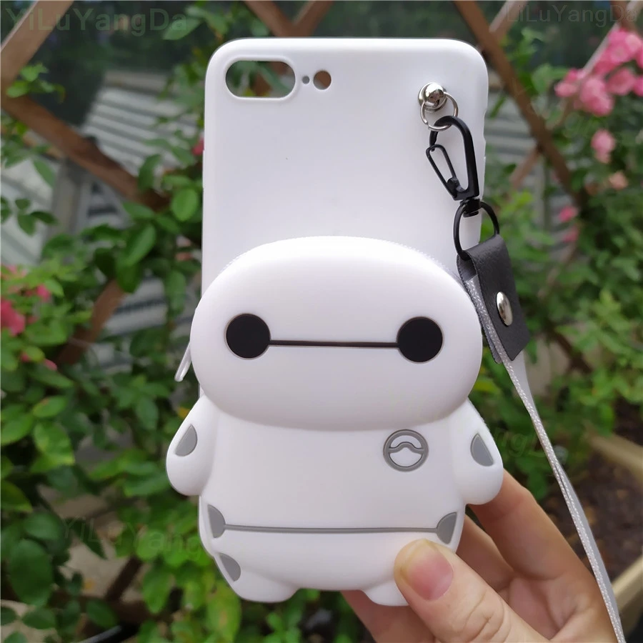 Мультяшная Мелодия totoro stitch кошелек на молнии для телефона чехол для iPhone 5 5S SE 6 6s 7 8 Plus X XR XS 11 Pro Max Мягкий силиконовый чехол сумка