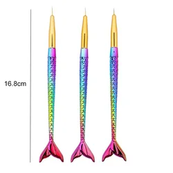 Elegant Nail Art Brush Set with Acrylic Handles - Professional Gradient, Painting, and Dotting Tools for Salon - Quality Manicures (4)