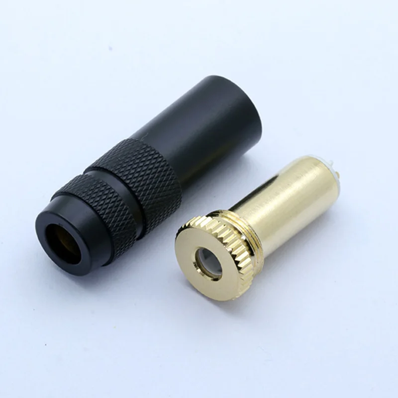 10pcs Silver Black Case 4 4mm 5Pole Headphone Jack Audio Adapter For Sony Female Converter 4 4mm Jack Full Balanced Connector