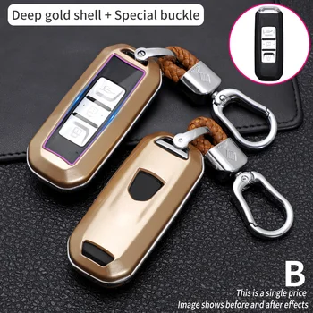 Carbon Fiber Car Smart Key Cover Case For Baojun 510 560 360 730 630 610 310 E100 310W 530 Protect Shell Fob Accessories - Carbon Fiber Car Smart Key Cover Case For Baojun 510 560 360 730 630 610