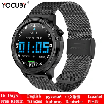 

Smart Watch Men smart electronics wearable devices IP68 SmartWatch ECG PPG Blood Pressure Heart Rate Sports Watch L8