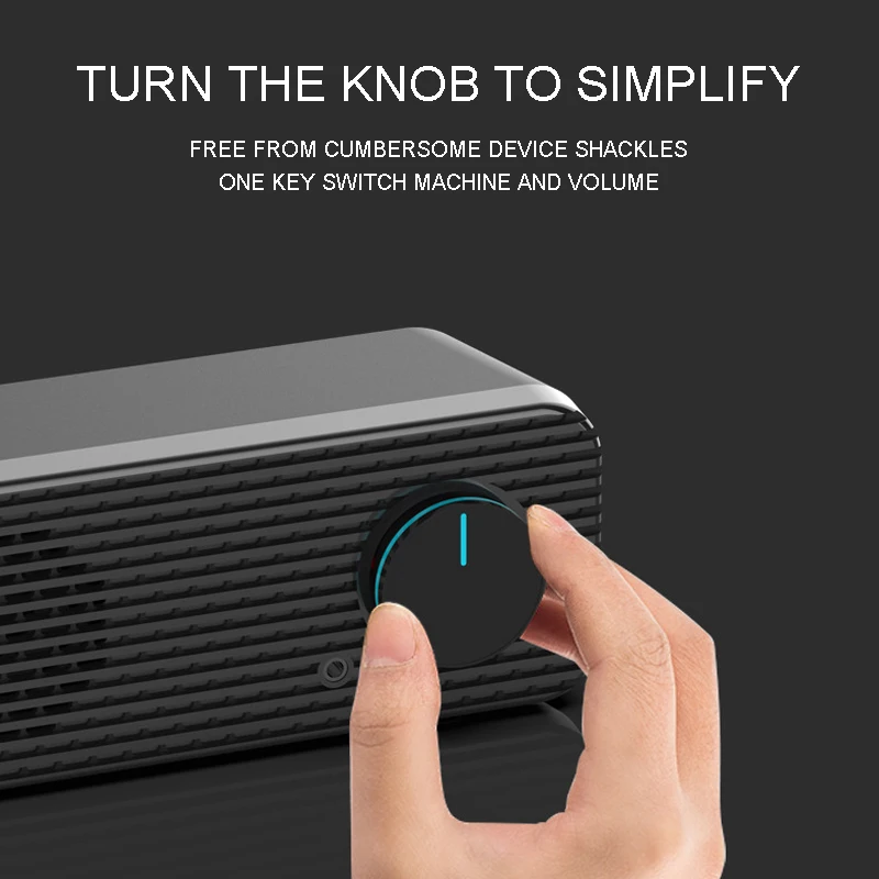 Home Theater Surround Sound System 3D Stereo Soundbar Full Frequency Unit Dual Loudspeakers HiFi Sound Quality