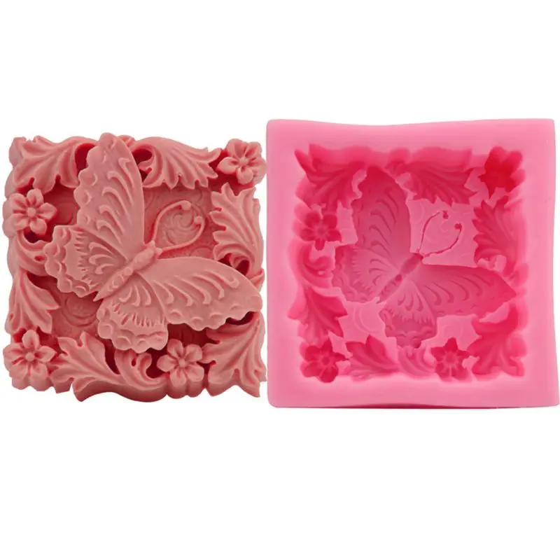 

3D Flower Silicone Soap Mold DIY Clay Candle Making Cake Chocolate Decorating