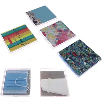 

1pc Foldable Mask Storage Box Storage Bag Mouth Face Mask Storage Box Exquisite And Compact Face Masks Cloth Mask Case
