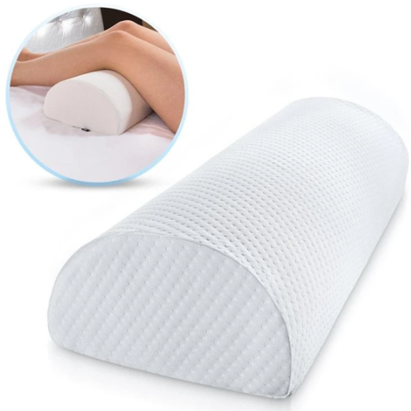 Half-Moon Shaped Comfort Pillow Memory Foam Cushion Leg Back Relax Pillows 