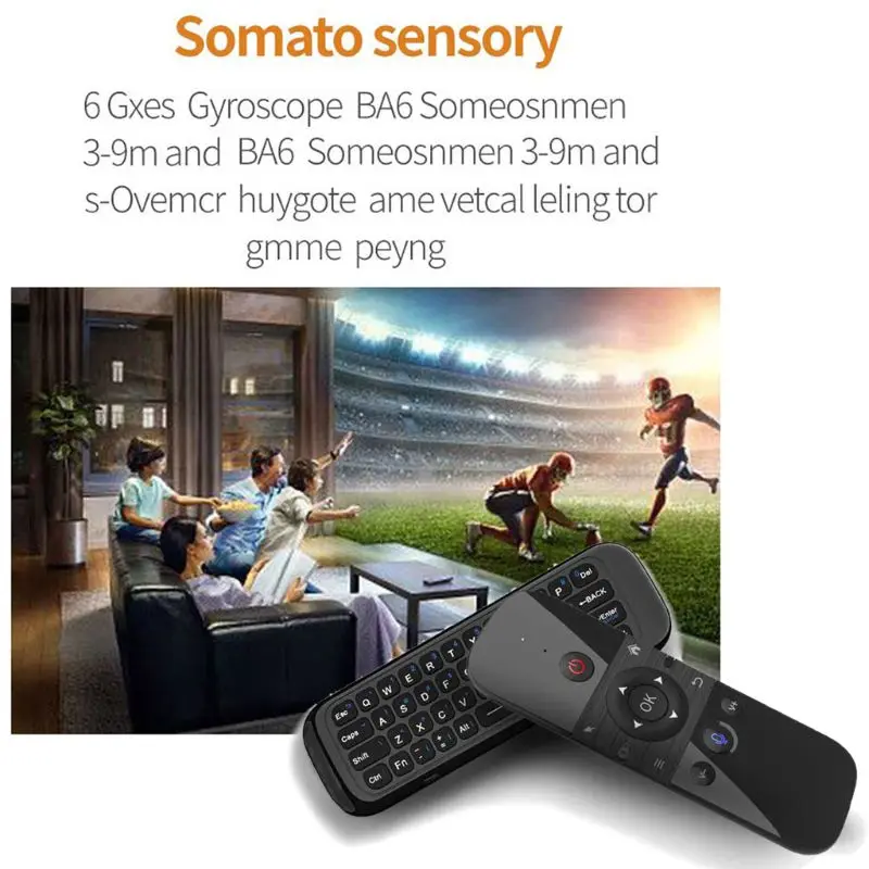 M8 Air Mouse Smart Voice Remote Control 2.4G RF Wireless Keyboard description image 8