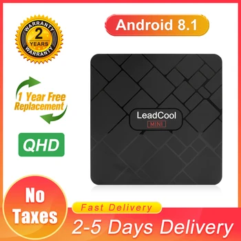 

Leadcool mini Android TV Box 4K H.265 2G 16G Smart TV Box RK3228A Media Player 1G 8G 2.4G Wifi 100M Android 8.1 Set top box