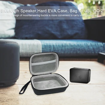 

EVA Protective Storage Bag Case Lightweight Portable Portable Carrying Bag Outdoor Part for JBL GO 2 Bluetooth Speaker