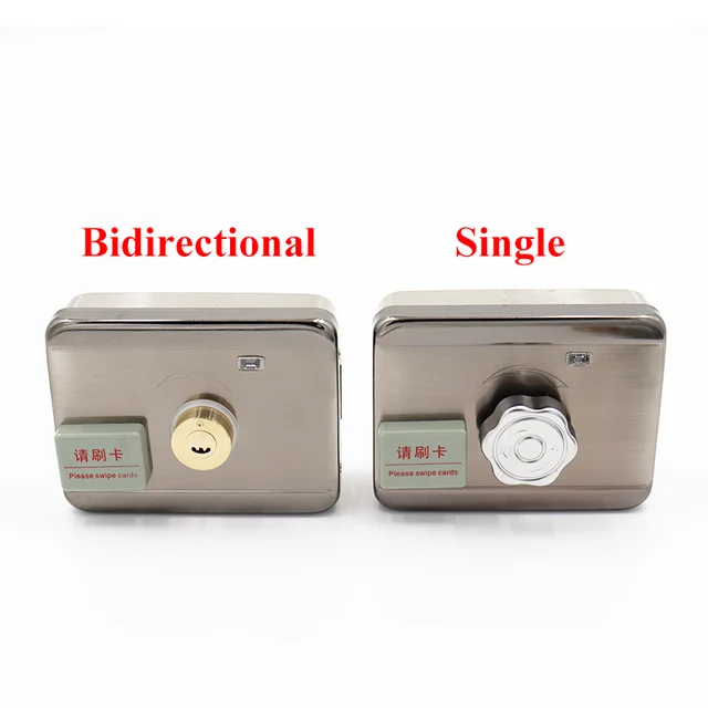 single/double access Door & gate Access Control system Electronic integrated RFID motorized lock with RFID reader 20pcs ID tags 5