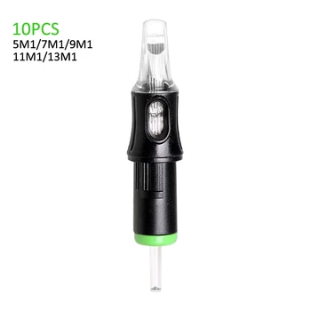 

AI·Aiheogae 10PCS M1 Cartridge Tattoo Needles Disposable Sterilized Safety Tattoo Needle For Cartridges Machines Grips